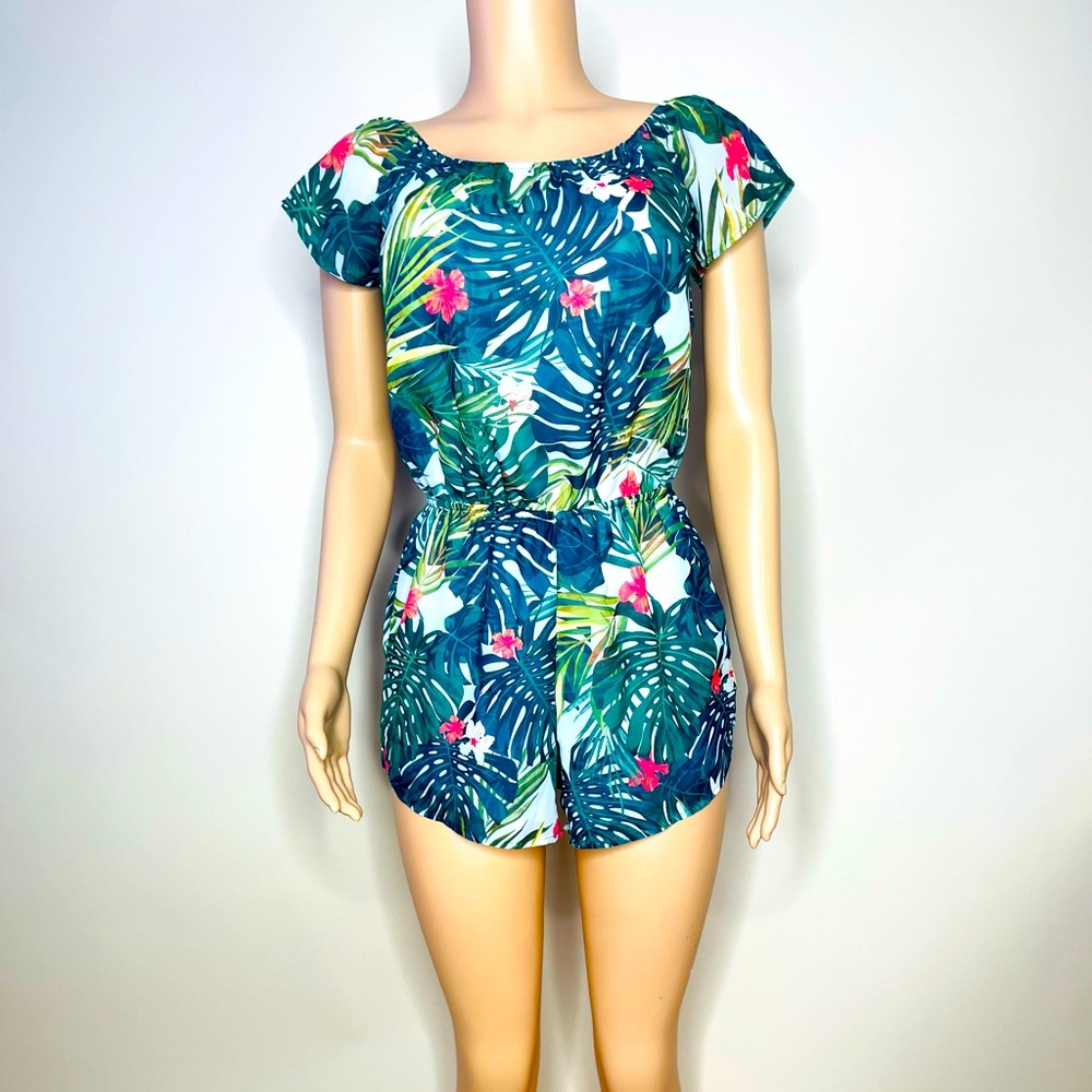 Summer Dress Size:small Color:green,white,orange Material:sheer